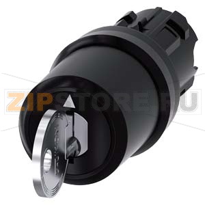 АКТУАТОР ПОВОРОТНОГО ПЕРЕКЛЮЧАТЕЛЯ С КЛЮЧОМ IKON, 22MM, КРУГЛ., ПЛАСТИК, ЗАМОК СПЕЦИАЛЬНОГО ИСПОЛНЕНИЯ, С 2 КЛЮЧАМИ, 3 КОММУТАЦИОННЫХ ПОЛОЖЕНИЯ: I>O<II, БЕЗ ФИКСАЦИИ, УГОЛ ПОВОРОТА РУКОЯТКИ 2X45 ГРАД.: 10:30Ч. /12Ч./13:30Ч., ПОЛОЖЕНИЕ ИЗЪЯТИЯ КЛЮЧА: O Sie 