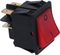 SWITCH 2-POLE RED 16A 250V G.IZZO