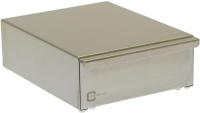BRUSHED ST.STEEL COFFEE DREGS DRAWER