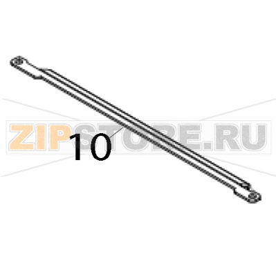 Tear bar TSC ME240 Tear bar TSC ME240Запчасть на деталировке под номером: 10
