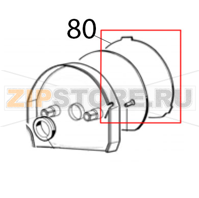 Rear cover picture screen Ugolini MT 3 Rear cover picture screen Ugolini MT 3Запчасть на деталировке под номером: 80