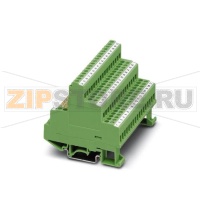 Модуль VARIOFACE с винтовыми зажимами и штыревым миниразъемом D-Sub Phoenix Contact FLK-D50 SUB/S