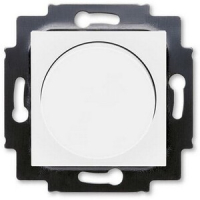 Диммер поворотно-нажимной 60-600 Вт, белый ABB 2CHH942247A6003