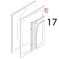 Male half hinge Angelo Po FC1011G
