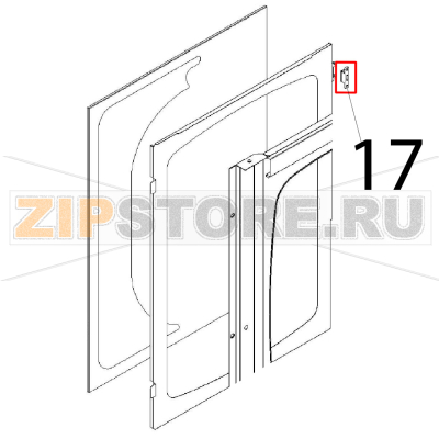 Male half hinge Angelo Po FC1011G Male half hinge Angelo Po FC1011GЗапчасть на деталировке под номером: 17
