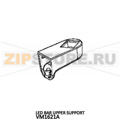Led bar upper support Unox XVC 105E Led bar upper support Unox XVC 105EЗапчасть на деталировке под номером: 13Название запчасти на английском языке: Led bar upper support Unox XVC 105E