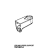 Led bar upper support Unox XVC 105E