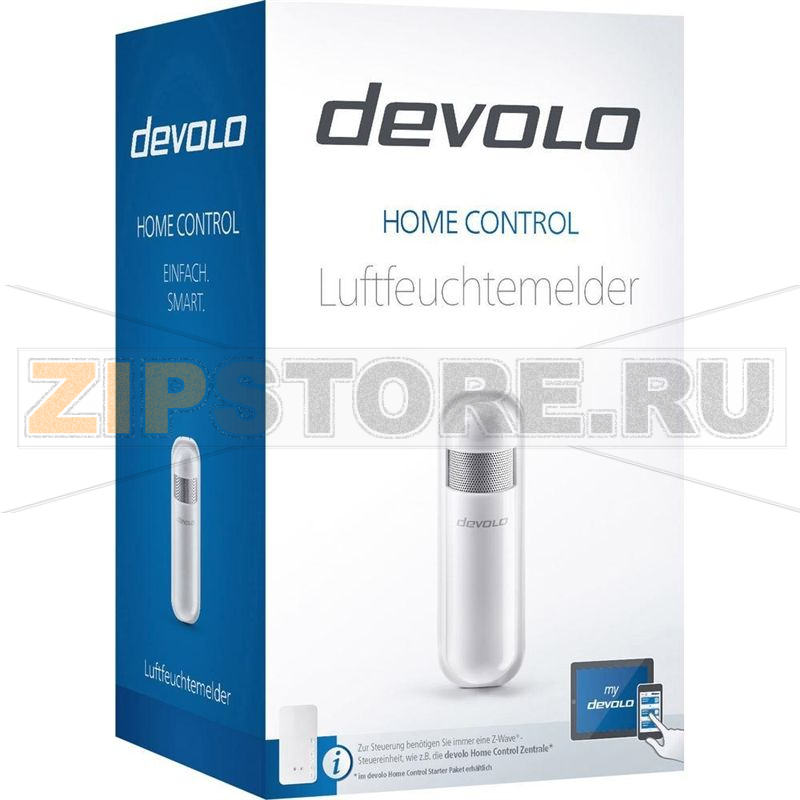 Датчик влажности воздуха, беспроводной, дальность сигнала: 100 м Devolo Hoмe Control 