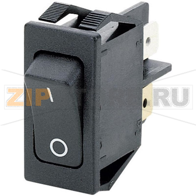 Переключатель клавишный 250 В/AC, 16 А, 2 x выкл/вкл, IP40, 1 шт Marquardt 1552.4602 