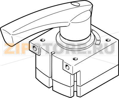 Распределитель с ручным управлением Festo VHER-H-B43U-B-G18 