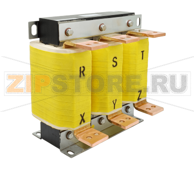 Дроссель входной 380 В, 200-250 кВт, 490 А, 0.028 мГн, 3 фазы, IP00 Inovance MD-ACL-490-0.028-4T-2% 