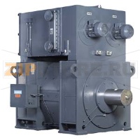 Электродвигатель постоянного тока, IP23 Fan radially mounted compensated Armature control up to 10rpm M=constant 336 kW, 226rpm, 470 V, 810 A Siemens 1GG5502-5EA..-1WV5