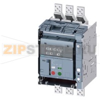 draw-out molded case circuit breaker with guide frame and PSS frame 1600; with RTC and 4AUX trip alarm switch S24; Icu "C" Icu=110kA @ 415V, 3-pole ETU360, LSIG, In=800A rotary coding switch Ir=320...800A Isd=1...10xIn, Ii=1.5...15xIn N conductor protec.