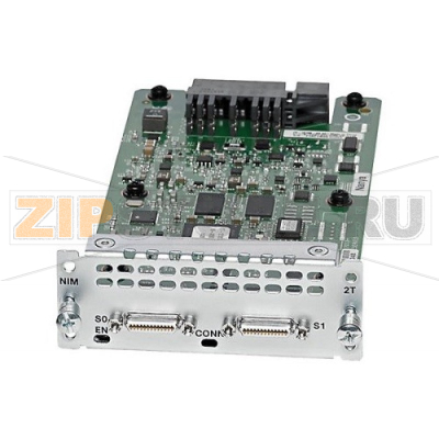 Карта интерфейсная Cisco NIM-2T++= 