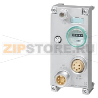 SIMATIC DP, СОЕДИНИТЕЛЬНЫЙ МОДУЛЬ ДЛЯ ИНТЕРФЕЙСНОГО МОДУЛЯ  PROFIBUS ET 200PRO, M12 / 7/8", 2 X M12 И 2 X 7/8", ВСТРОЕННЫЕ УСТАНОВКА АДРЕСА И ОКОНЕЧНОЕ СОПРОТИВЛЕНИЕ ДЛЯ PROFIBUS DP Siemens 6ES7194-4AD00-0AA0