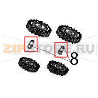 Small axes for planet wheel Hurakan HKN-ME709
