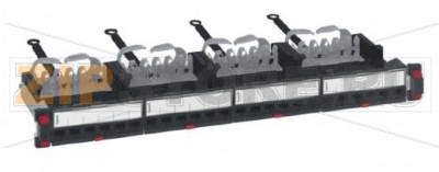 Патч-панель укомплектованная - 19&#039;&#039; - 1U - категория 5е - UTP - 24 x RJ 45 