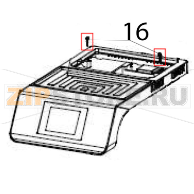 Screw Hurakan HKN-ME717 Screw Hurakan HKN-ME717Запчасть на деталировке под номером: 16