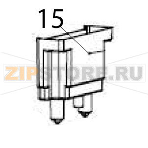 Coffee groove Hurakan HKN-ME717 Coffee groove Hurakan HKN-ME717Запчасть на деталировке под номером: 15