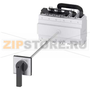 ПЕРЕКЛЮЧАТЕЛЬ 3-ПОЛЮСА IU=160, P/AC-23A AT 400V=75KW УСТАНОВКА НА ДВЕРЬ 4 ОТВЕРСТИЯ ПОВОРОТНЫЙ АКТУАТОР ЧЕРНЫЙ, NOT LOCKABLE Siemens 3LD2318-7UK01 