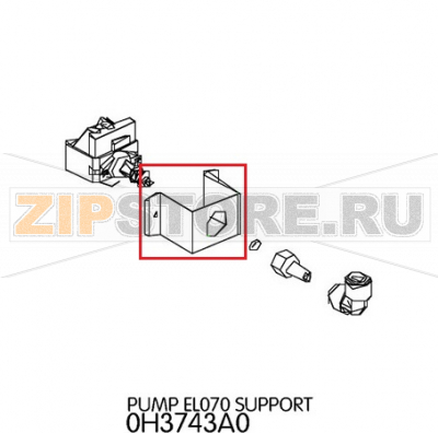 Pump EL070 support Unox XF 133 Pump EL070 support Unox XF 133Запчасть на деталировке под номером: 8Название запчасти на английском языке: Pump EL070 support Unox XF 133