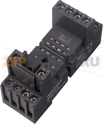 Розетка для 4 контактных реле RKE RKF, 10A Shenler SKB14-E 