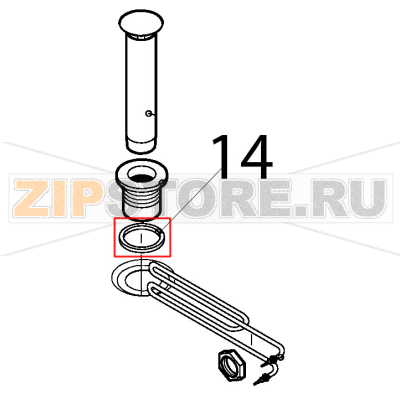 O-Ring Silanos E1000 O-Ring Silanos E1000Запчасть на деталировке под номером: 14