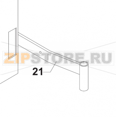 Foot, Right, White Bear Varimixer RN20 VL-2 Foot, Right, White Bear Varimixer RN20 VL-2Запчасть на сборочном чертеже под номером: 21Название запчасти на датском&nbsp;языке: Foot, Right, White Bear Varimixer RN20 VL-2