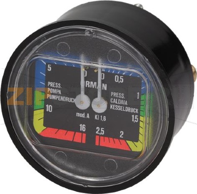 МАНОМЕТР БОЙЛЕРА-НАСОСА Ø 63 ММ 