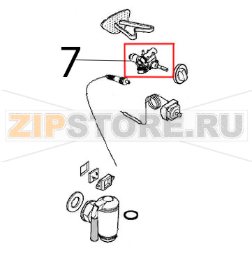 Gas control Angelo Po 1A1PI2G Gas control Angelo Po 1A1PI2GЗапчасть на деталировке под номером: 7
