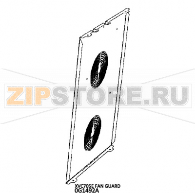 Fan guard Unox XVC 705E Fan guard Unox XVC 705EЗапчасть на деталировке под номером: 42Название запчасти на английском языке: Fan guard Unox XVC 705E
