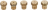 NUT KIT BERTAZZONI 910451