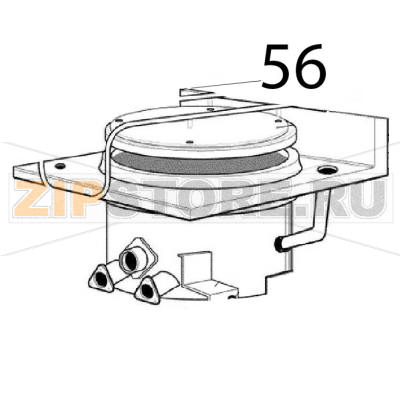 Hinge shaft Angelo Po 31PIE6 Hinge shaft Angelo Po 31PIE6Запчасть на деталировке под номером: 56