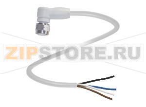 Кабель датчика-исполнительного устройства Female connector V1-WV4A-2M-PP-W1 Pepperl+Fuchs Описание оборудованияSingle-ended female cordset, M12, V4A stainless steel, wash-down design, 4-pin, PP cable