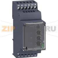 Реле контроля тока, 24-240 В (AC/DC), 0,15-15 А, Schneider Electric RM35JA32MR