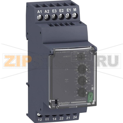 Реле контроля тока, 24-240 В (AC/DC), 0,15-15 А, Schneider Electric RM35JA32MR 