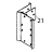 Hood support guide Fagor FI-120