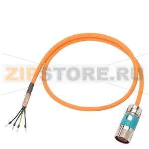 СИЛОВОЙ КАБЕЛЬ, С ПОДГОТОВКОЙ 4X1,5 C, СКОРОСТНОЕ СОЕДИНЕНИЕ РАЗМЕР 1,5 ДЛЯ SINAMICS S120 COMBI MOTION-CONNECT 500 UL/CSA, DESINA DMAКС. = 8,4 ММ, ДЛИНА (M) = Siemens 6FX5002-5CF14-.... 