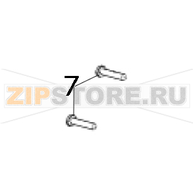 Screw, TP 3*15, MOQ 50 pcs TSC TDP-225 Screw, TP 3*15, MOQ 50 pcs TSC TDP-225Запчасть на деталировке под номером: 7