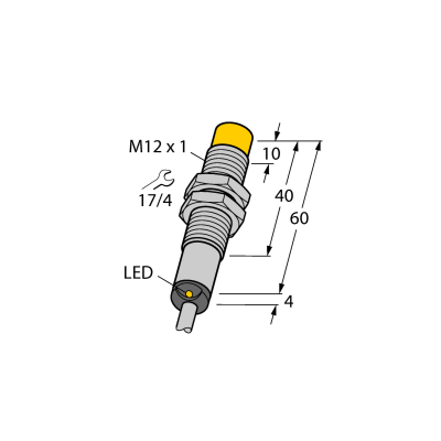 Датчик индуктивный Turck NI4-M12-ADZ31X 7M 