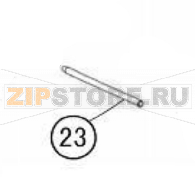 Shaft (ribbon cover) Sato CG208TT Shaft (ribbon cover) Sato CG208TTЗапчасть на деталировке под номером: 23Название запчасти на английском языке: Shaft (ribbon cover) Sato CG208TT.