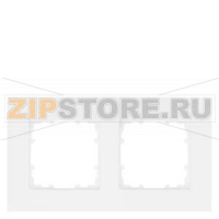 DELTA MIRO ТИТАНОВОБЕЛЫЙ РАМКА 2-МЕСТНАЯ Siemens 5TG1112-0