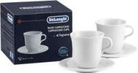 CAPPUCCINO CUPS (x2Pcs.) WHITE CERAMIC