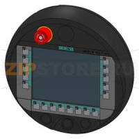 SIMATIC MOBILE PANEL 277, МОБИЛЬНАЯ ПАНЕЛЬ ОПЕРАТОРА С ВСТРОЕННОЙ КНОПКОЙ РАЗРЕШЕНИЯ РАБОТЫ И КНОПКОЙ ЭКСТРЕННОГО ОСТАНОВА, КОНФИГУРИРОВАНИЕ В СРЕДЕ WINCC FLEXIBLE STANDARD 2005 SP1 И ВЫШЕ Siemens 6AV6645-0CB01-0AX0
