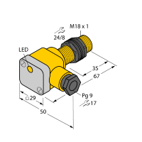 Датчик индуктивный Turck NI10-P18SK-Y1X