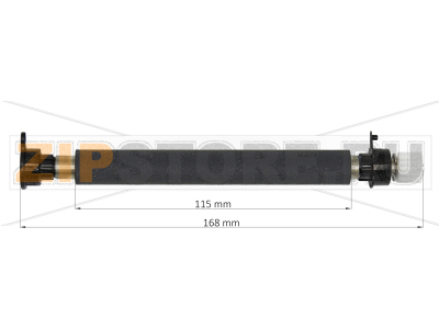 Резиновый ролик TSC ME340 (203 dpi и 300 dpi) Резиновый вал (валик) TSC ME340 (203 dpi и 300 dpi)