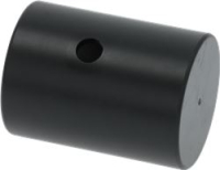 KNOB MADE OF PLASTIC BLACK