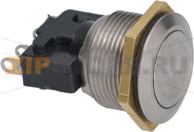 PUSHBUTTON 2-POLES SILVER 