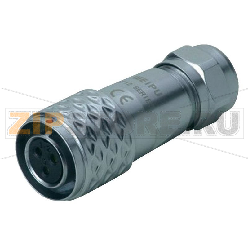 Разъем круглый, 6 контактов, 1 шт Weipu SF1210/S6 II 