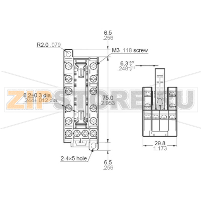Разъём для реле, 1 шт Panasonic SFS6SFD 